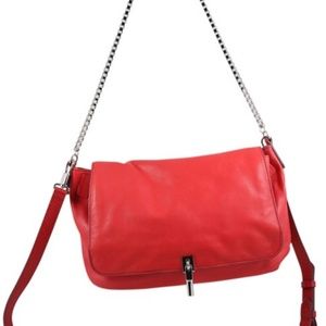 Elizabeth and James red leather cross body